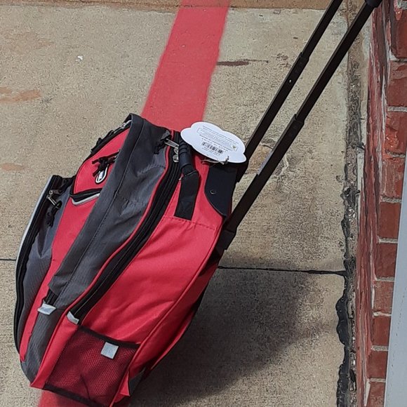 Carry On Backpack with Wheels Rolling Backpack Travel Backpack - Picture 8 of 13